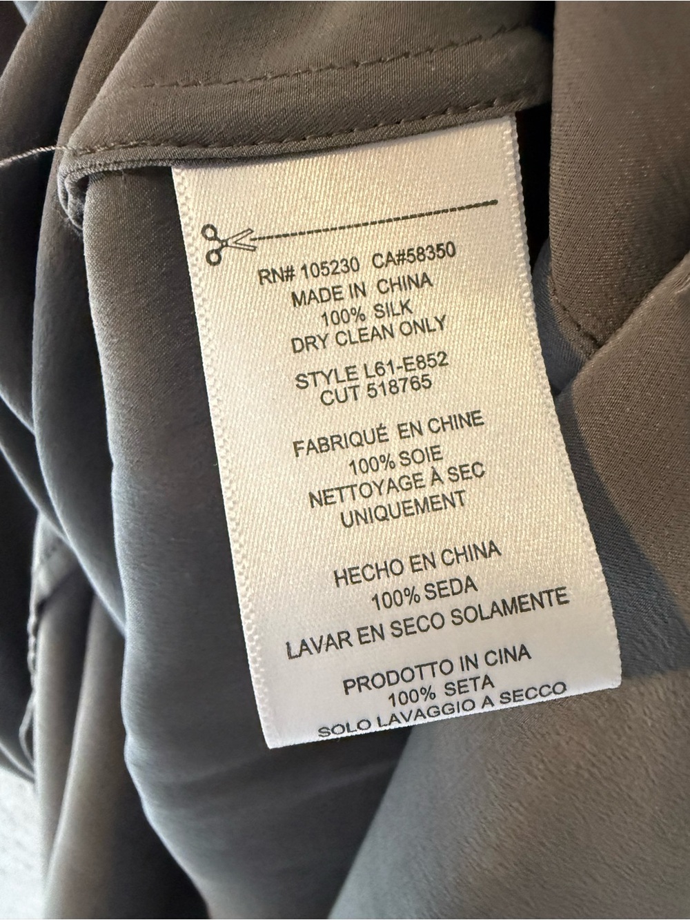 NWT Equipment Femme Anika Slip Dress "Gunmetal" - Picture 9 of 10
